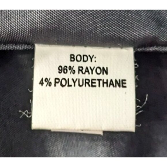 Vintage 90s KAY UNGER New York Sleek Black Knee Length Pencil Skirt Lined Size 2 - Picture 5 of 9